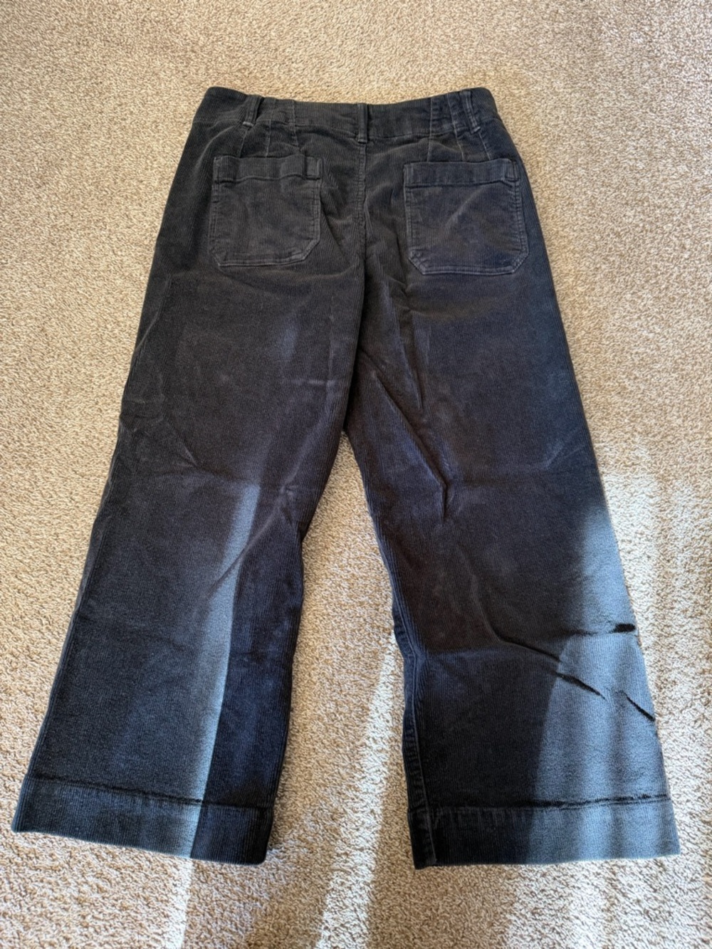 Quince Organic Stretch Corduroy Cropped Wide Leg Pants - Picture 6 of 6